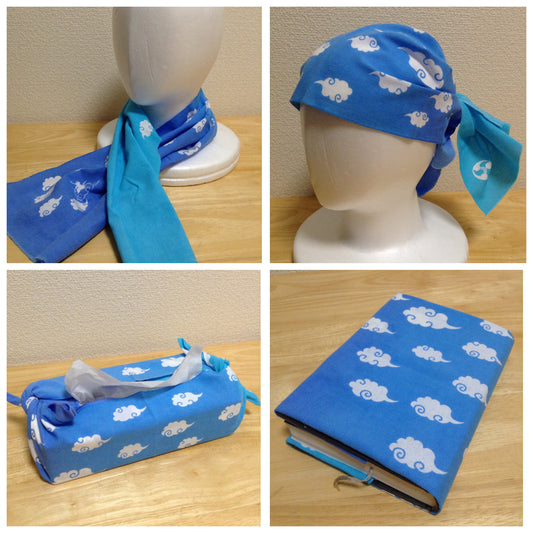 1つだけ孫悟空が乗っています!「雲」手ぬぐい