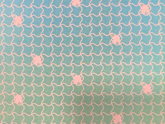 割付文様「千鳥つなぎ」