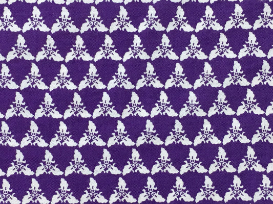 和柄の「鱗紋」になっているオバケの手ぬぐい